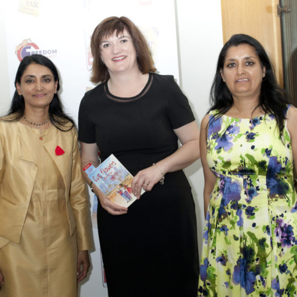 Aneeta Prem, Vineeta Thornhill, Nicky Morgan MP, Cut Flowers, FGM, Freedom charity