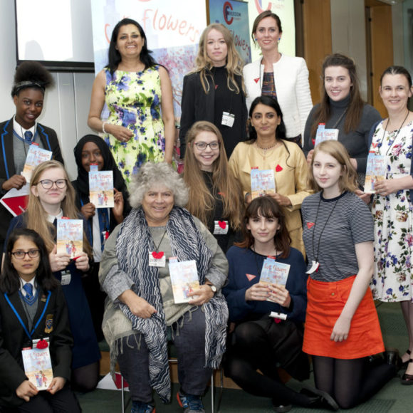 Miriam Margolyes, aneeta prem cut flowers, fgm,freedom charity