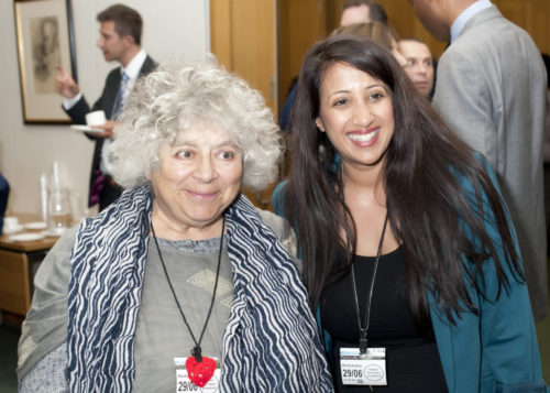 Miriam Margolyes, cut flowers fgm book launch, freedom