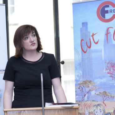 Nicky Morgan MP at Cut Flwoers book launch