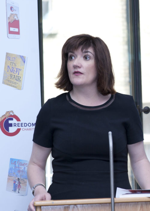 Nicky Morgan Mp , Cut flowers fgm book, by Aneeta Prem