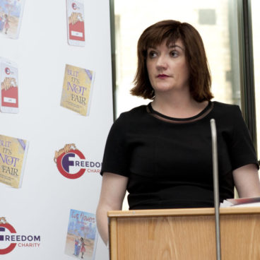 nicky morgan mp, cut flowers, fgm, freedom charity